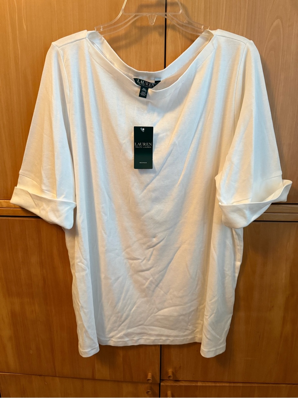 Ralph Lauren White Short-Sleeve Crewneck Tee